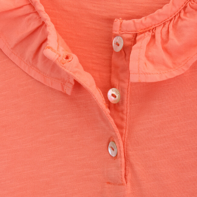 Polo Girl Organic Cotton, Melinda Coral - Shirts - 2