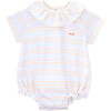 Romper Newborn Cotton, Happy Summer Stripes - Rompers - 1 - thumbnail