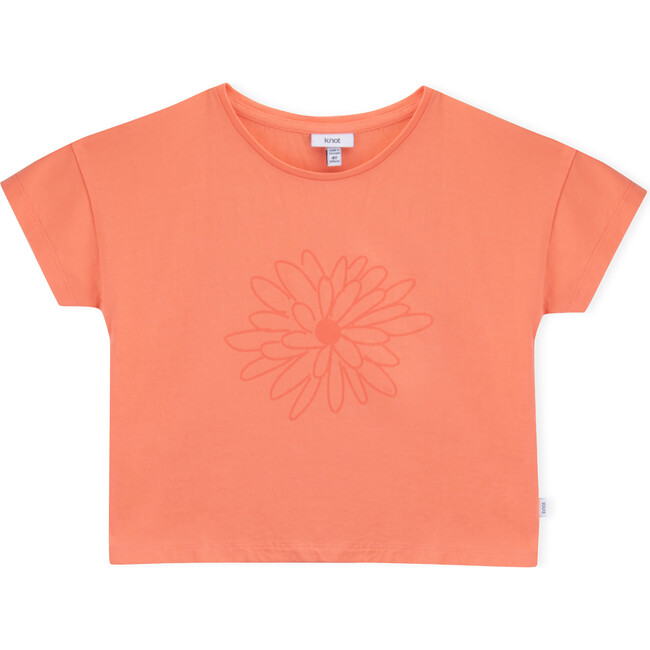 T-Shirt Short Sleeve Girl, Sea Flowers