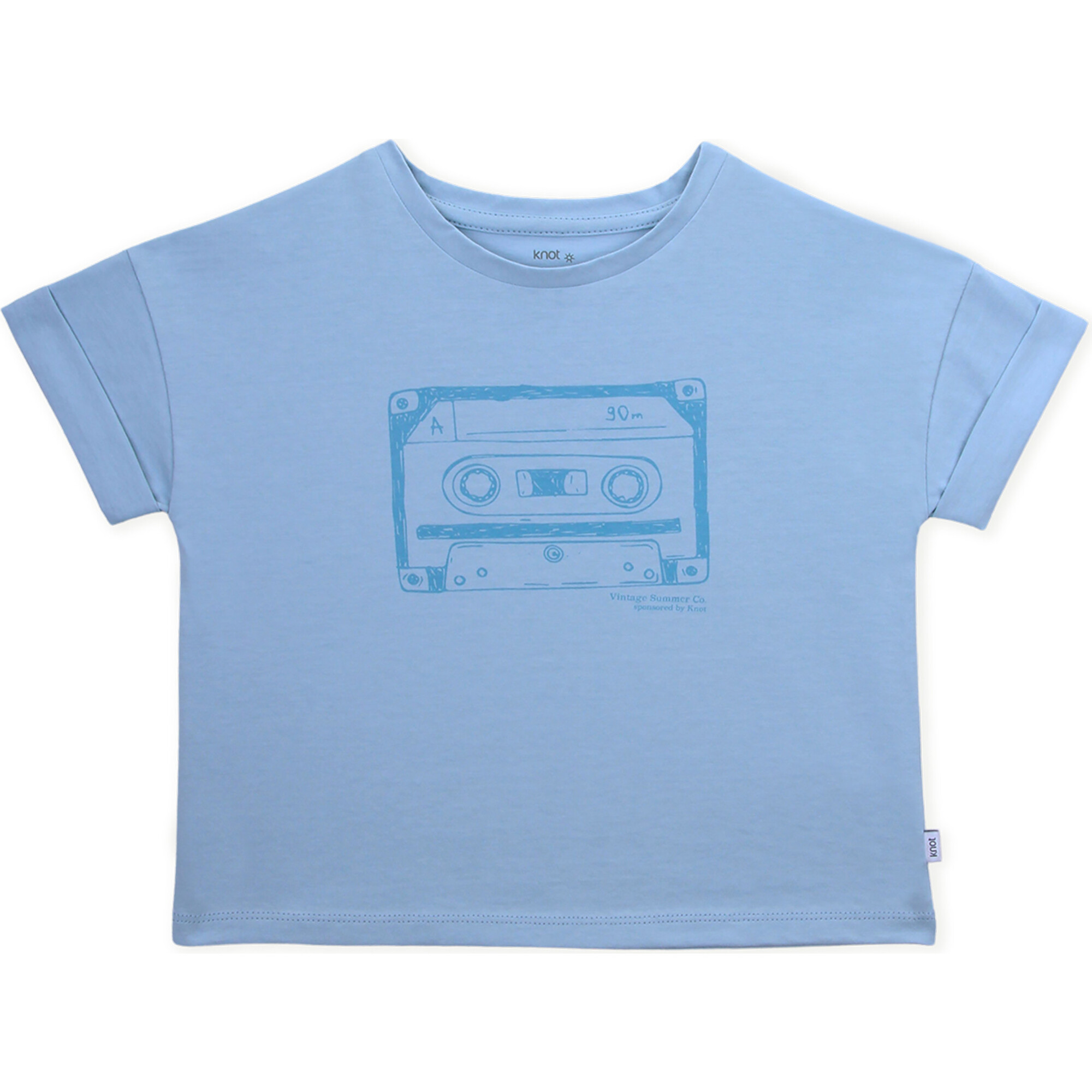 T-Shirt Short Sleeve Girl, Cassette - Shirts - 1