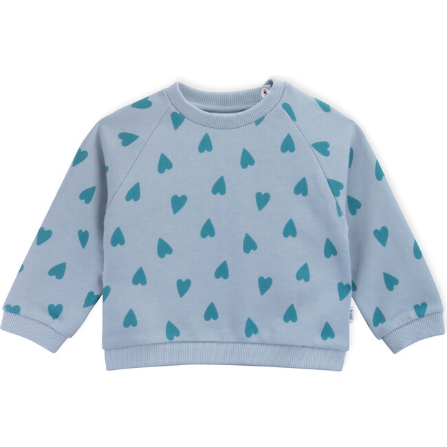 Sweatshirt Baby Terry, Riley Blue Hearts - Sweatshirts - 1