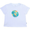 T-Shirt Short Sleeve Baby Cotton, Sail - Shirts - 1 - thumbnail