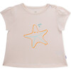 T-Shirt Short Sleeve Baby Organic Cotton, Starfish - Shirts - 1 - thumbnail