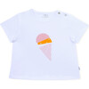 T-Shirt Short Sleeve Baby Cotton, Raspberry - Shirts - 1 - thumbnail