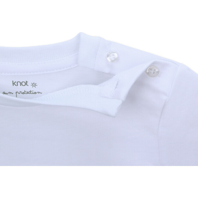 T-Shirt Short Sleeve Baby Cotton, Sail - Shirts - 4