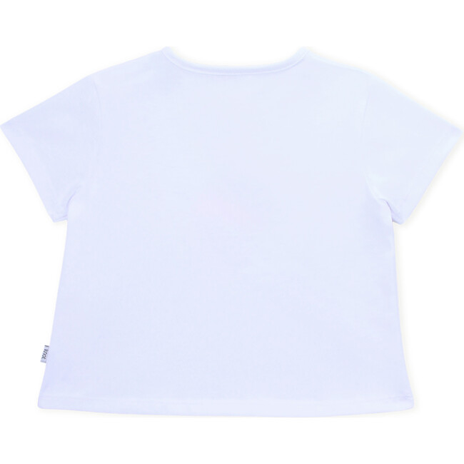 T-Shirt Short Sleeve Baby Cotton, Raspberry - Shirts - 3