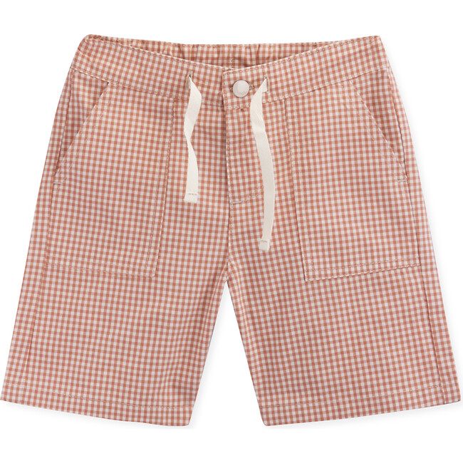 Shorts Boy Cotton, Cosmos Red