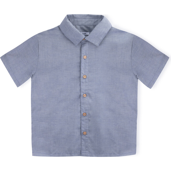 Shirt Short Sleeve Cotton, Theo - Shirts - 1