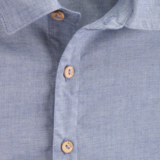 Shirt Short Sleeve Cotton, Theo - Shirts - 2