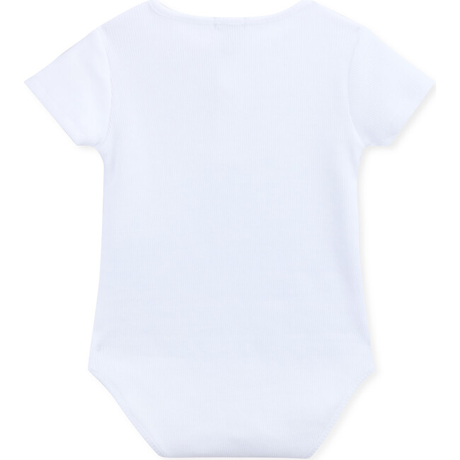 Body Short Sleeve Baby, Dill White - Onesies - 3