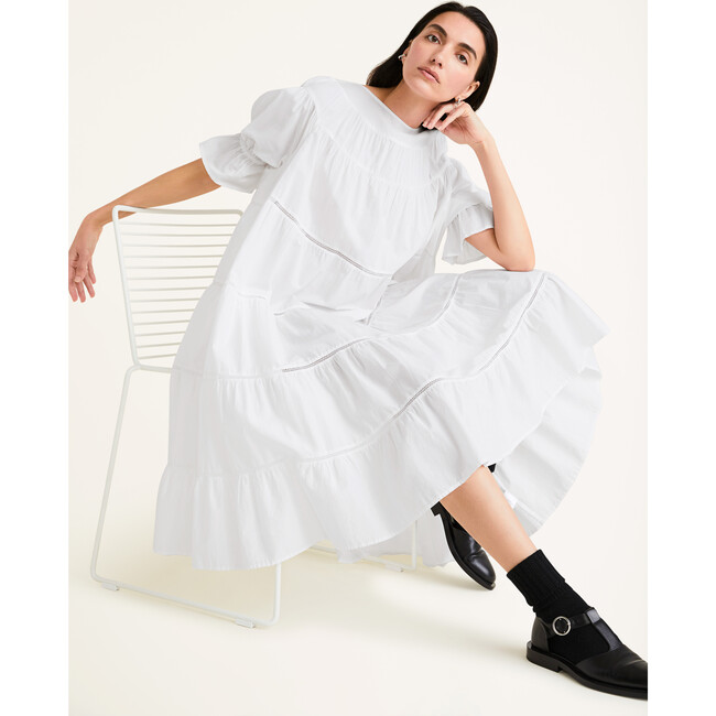 Women's Paradis Dress, White - Dresses - 3