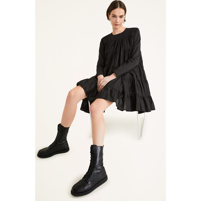 Women's Soliman Dress, Black - Dresses - 3
