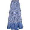 Women's Chase Skirt, Spanish Tile Blue - Skirts - 1 - thumbnail