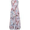 Women's Torres Dress, Japanese Floral Blue - Dresses - 1 - thumbnail