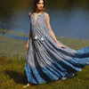 Women's Grace Dress, Spanish Tile Blue - Dresses - 2 - thumbnail