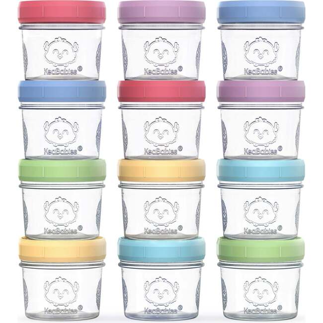 Prep Jars Baby Food Storage Glass Container, Nord