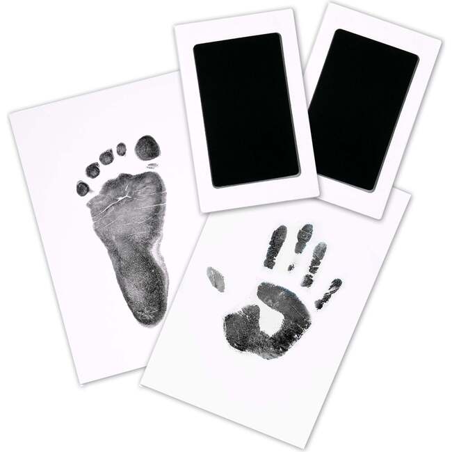 2-Pack Hand & Footprints Inkless Ink Pads, Jet Black - Frames - 1