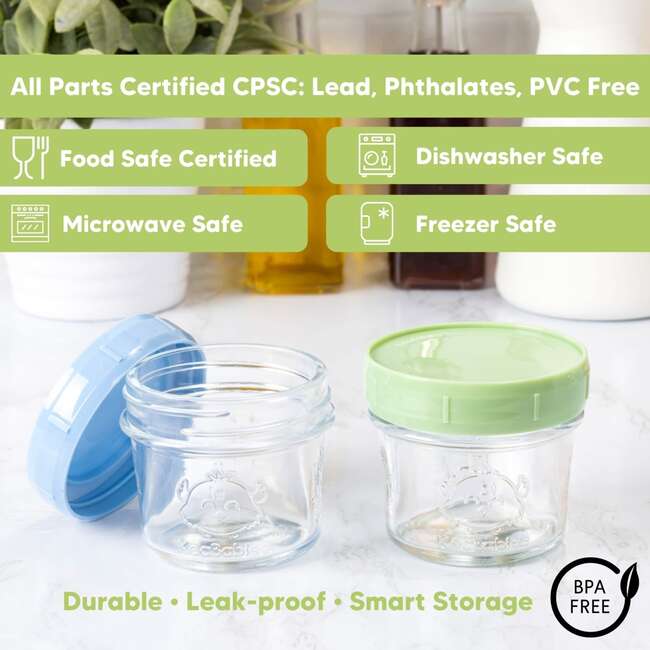Prep Jars Baby Food Storage Glass Container
