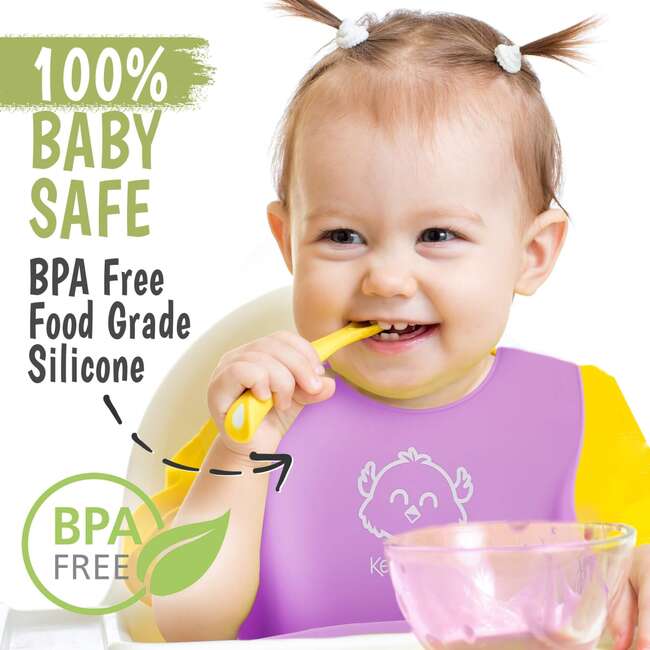Silicone Bibs, Cotton Candy - Bibs - 3