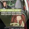 Baby Car Seat Mirror, Large, Matte Black - Car Seat Accessories - 3
