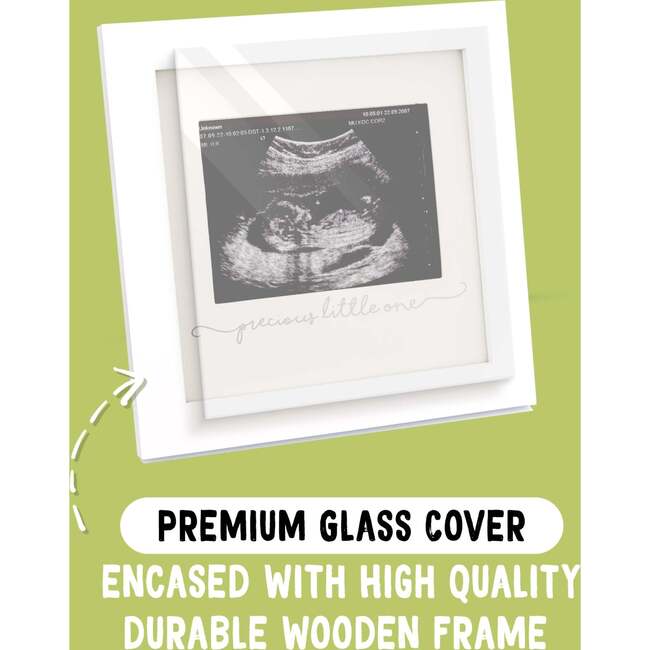 Baby Sonogram Frame, Alpine White - Frames - 4