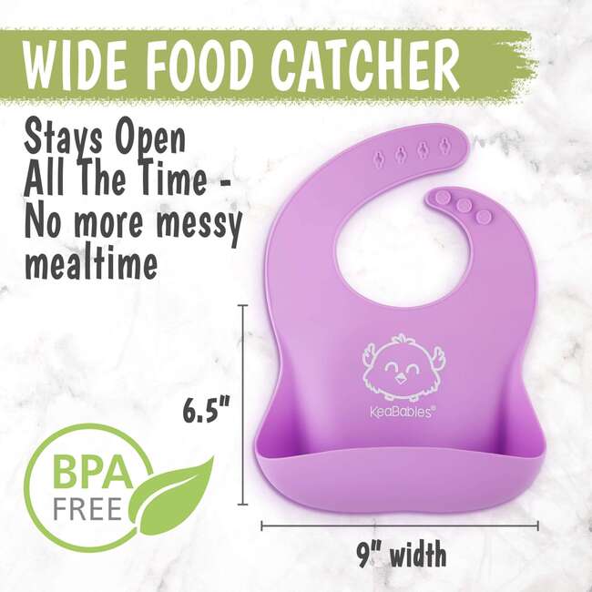 Silicone Bibs, Cotton Candy - Bibs - 4