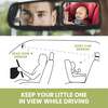 Baby Car Seat Mirror, Large, Matte Black - Car Seat Accessories - 4