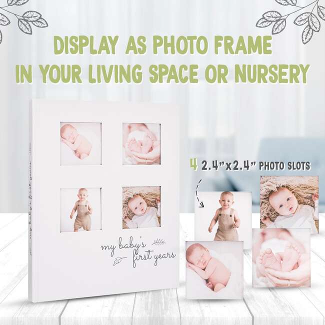 SKETCH Baby First Years Memory Book, Alpine White - Books - 4
