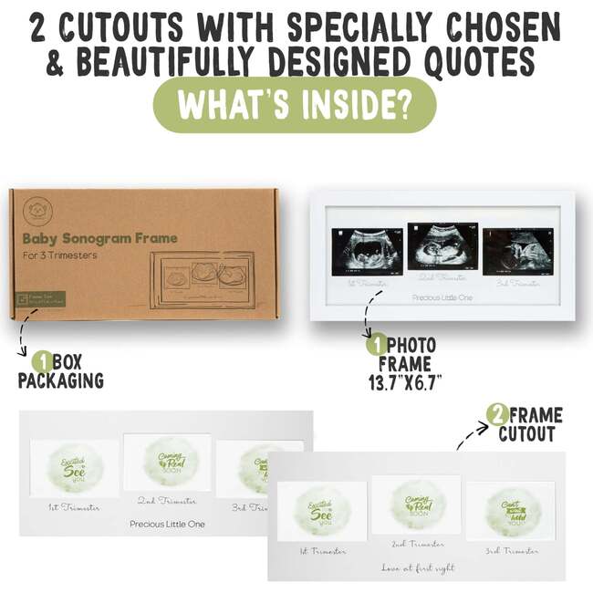 TRIO Sonogram Frame, Alpine White - Wall Décor - 4
