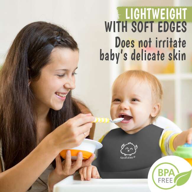 Silicone Bibs, Too Cool - Bibs - 5