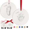 CHERISH Baby Handprint Keepsake Ornament, Multi-Colored Paint - Ornaments - 1 - thumbnail