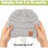 3-Pack WARMZY Baby Beanies, Sweet Pea - Hats - 3