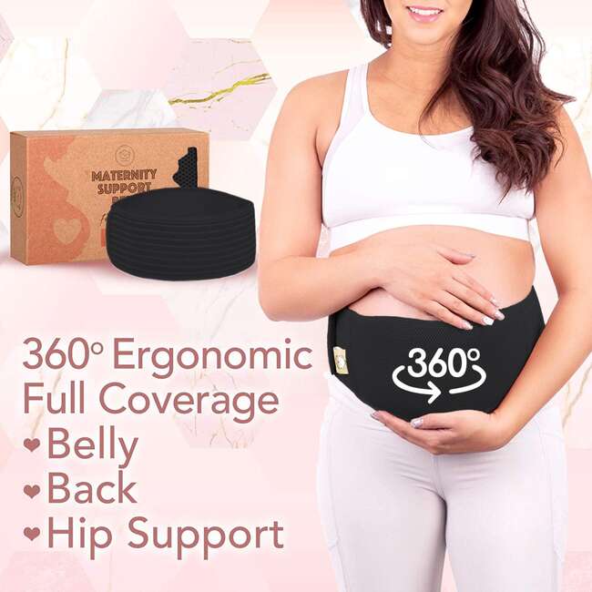 Ease Maternity Support Belt, Midnight Black