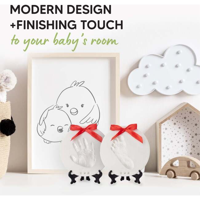 CHERISH Baby Handprint Keepsake Ornament, Multi-Colored Paint - Ornaments - 4