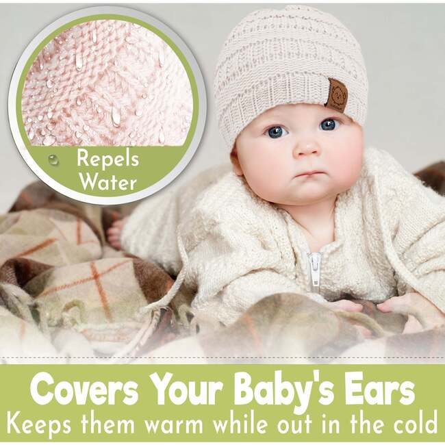 3-Pack WARMZY Baby Beanies, Sweet Pea - Hats - 5