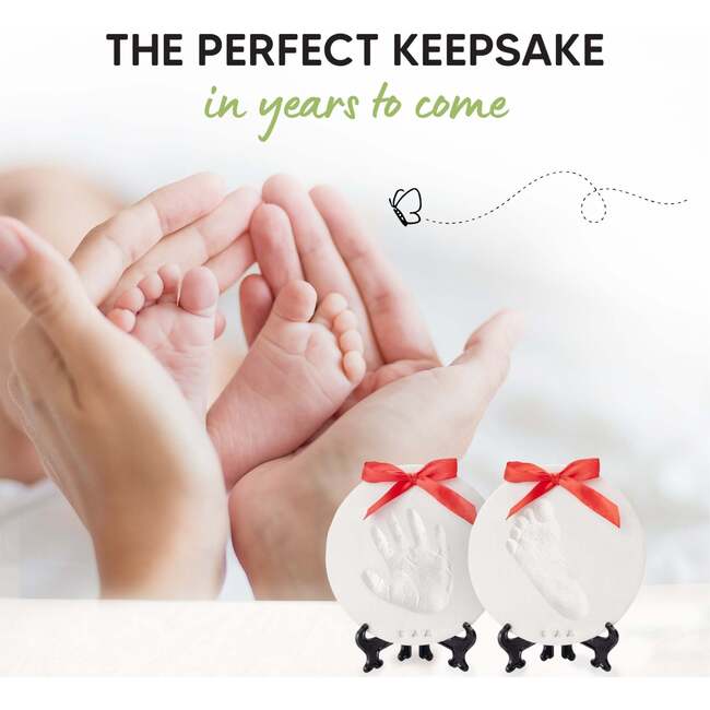 CHERISH Baby Handprint Keepsake Ornament, Multi-Colored Paint - Ornaments - 6