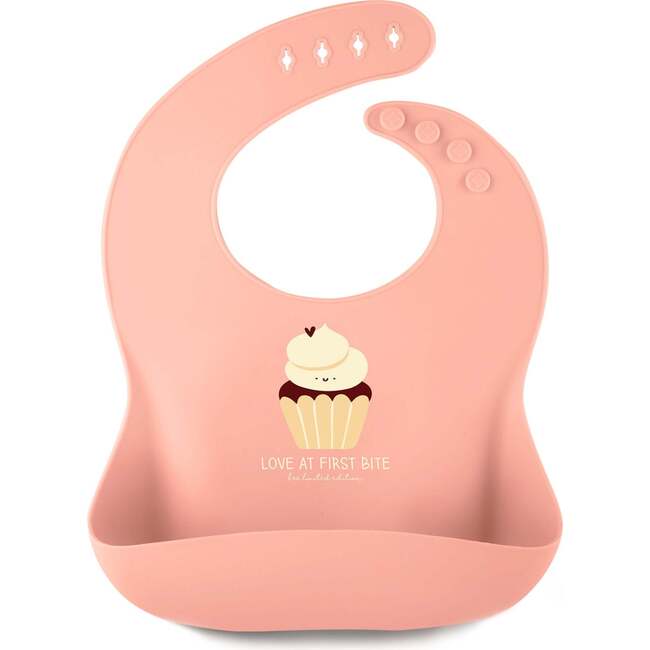 Whimsy Silicone Bibs, Cupcake - Bibs - 1