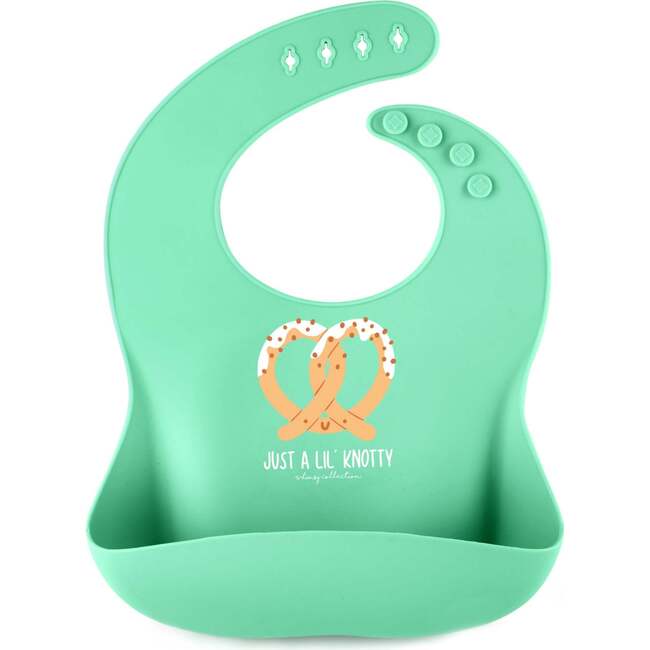 Whimsy Silicone Bibs, Pretzel - Bibs - 1