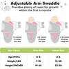 3-Pack SOOTHE Swaddle Wraps, Nordic, Large - Swaddles - 6