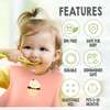 Whimsy Silicone Bibs, Cupcake - Bibs - 2