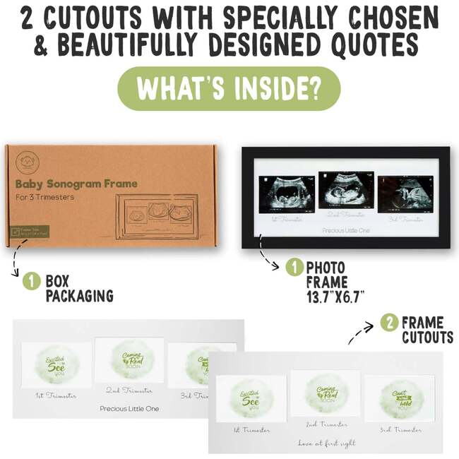 TRIO Sonogram Frame, Onyx Black - Frames - 4