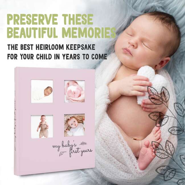 SKETCH Baby First Years Memory Book, Mist Pink - Books - 2