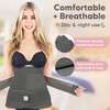 Revive 3-in-1 Postpartum Recovery Support Belt, Mystic Gray, One Size - Belts - 3