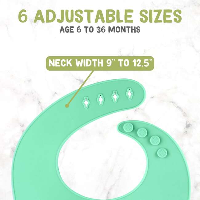 Whimsy Silicone Bibs, Pretzel - Bibs - 6
