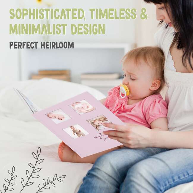 SKETCH Baby First Years Memory Book, Mist Pink - Books - 6