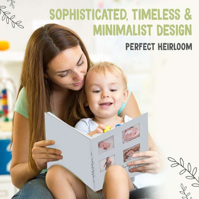 SKETCH Baby First Years Memory Book, Dust Gray - Wall Décor - 6
