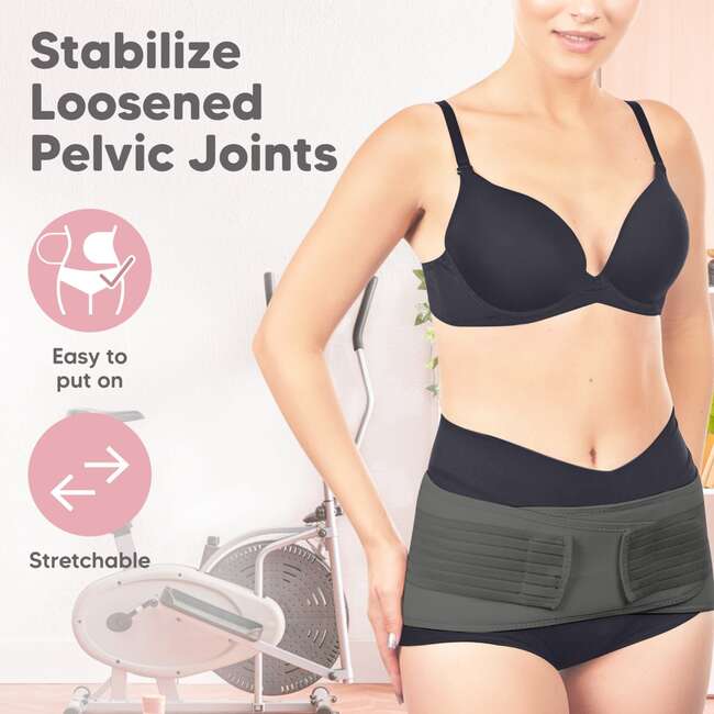 Revive 3-in-1 Postpartum Recovery Support Belt, Mystic Gray, One Size - Belts - 7