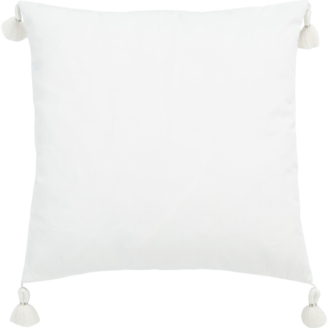 Jaquet Outdoor Pillow, Grey/White