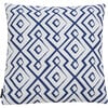 Lansana Outdoor Pillow, Navy/White - Outdoor Home - 1 - thumbnail