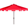 UV-Resistant Zimmerman 9' Crank Push-Button Tilt Umbrella, Red - Outdoor Home - 1 - thumbnail